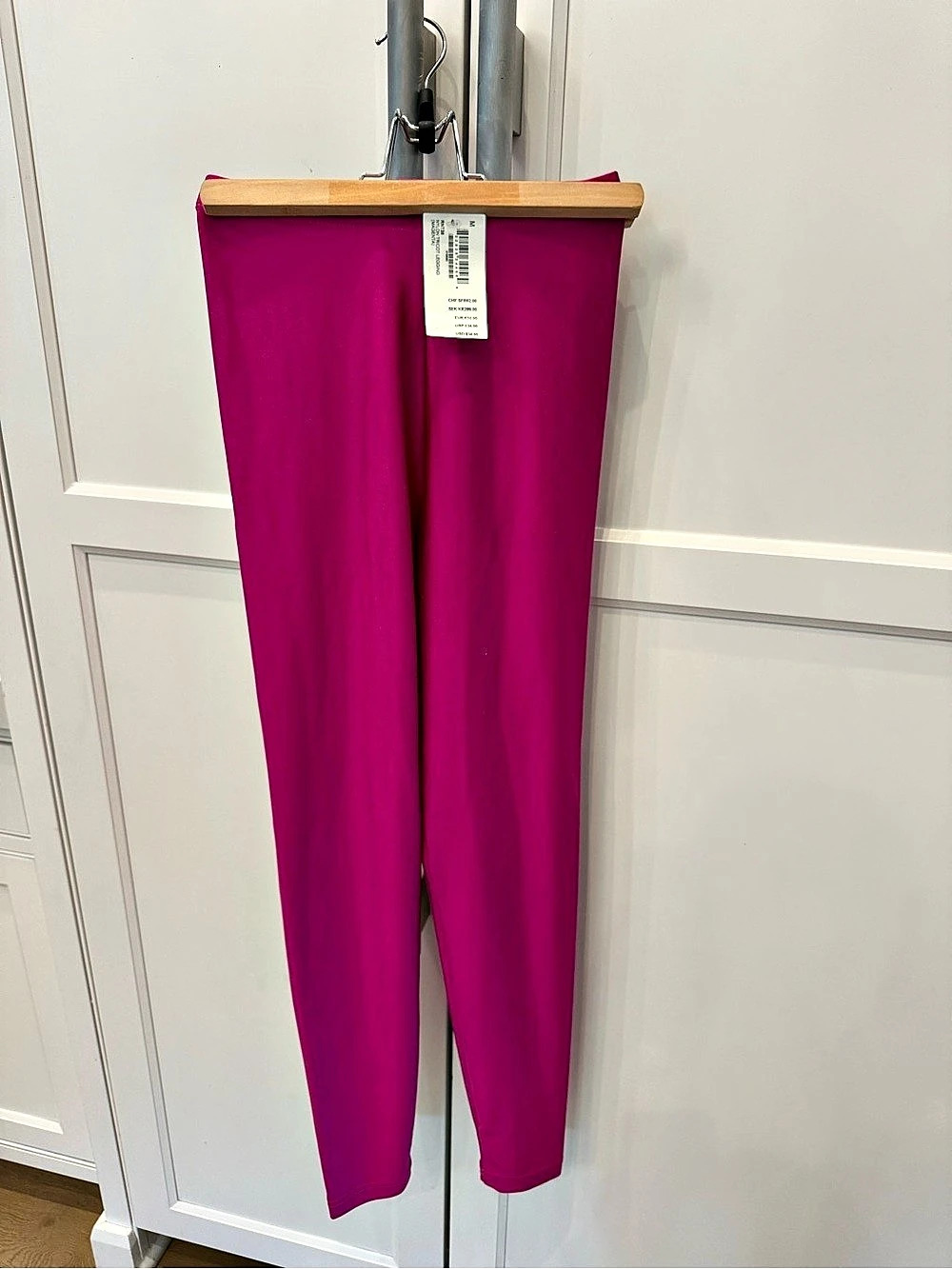 NWT American Apparel Legging Leggings in Pink Size Medium VINTAGE